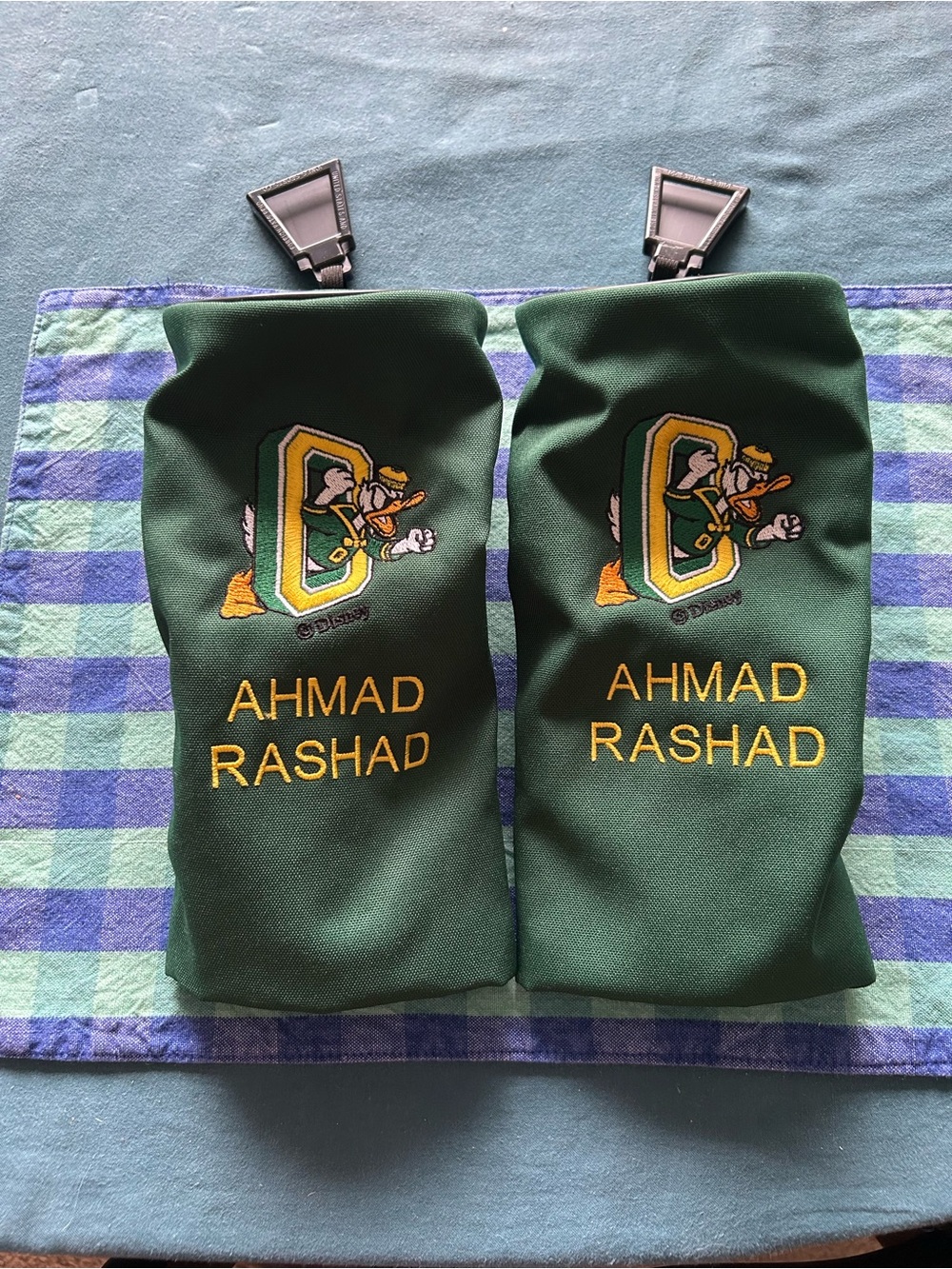 2 Golf Oregon Ducks Vintage Head Covers RARE DISNEY - Ahmad Rashad Jones Sports